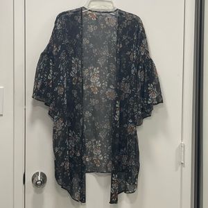 Floral Print Cardigan